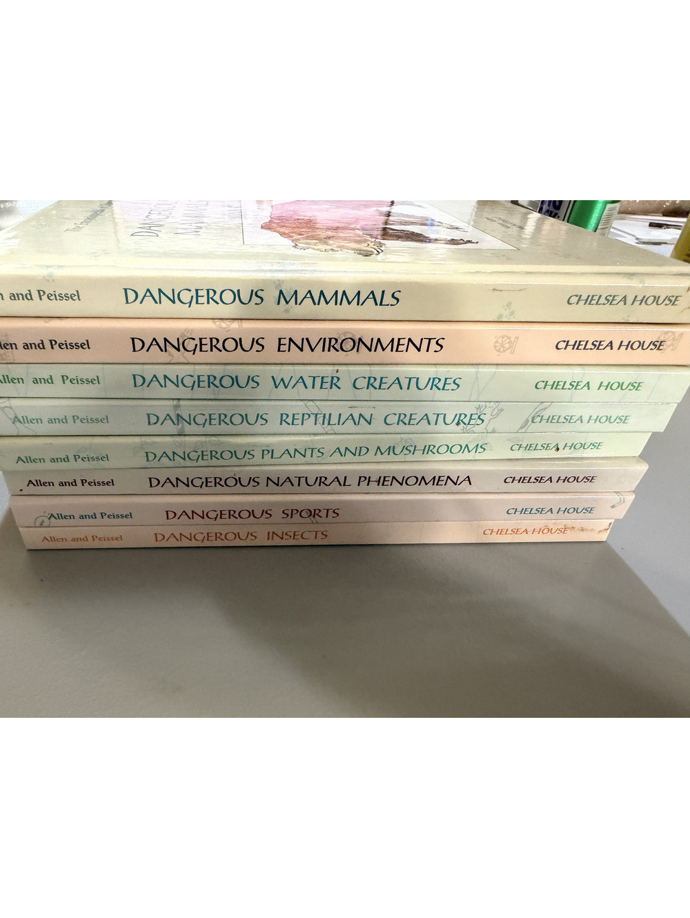 The Encyclopedia of Danger Complete 8 Vol Set Missy Allen Hardcover ChelseaHouse
